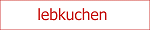 lebkuchen